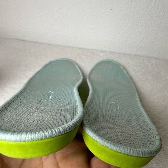 Rothy's The Original Slip- On Black and Cream Snake Print Washable Sneakers - Picture 14 of 14